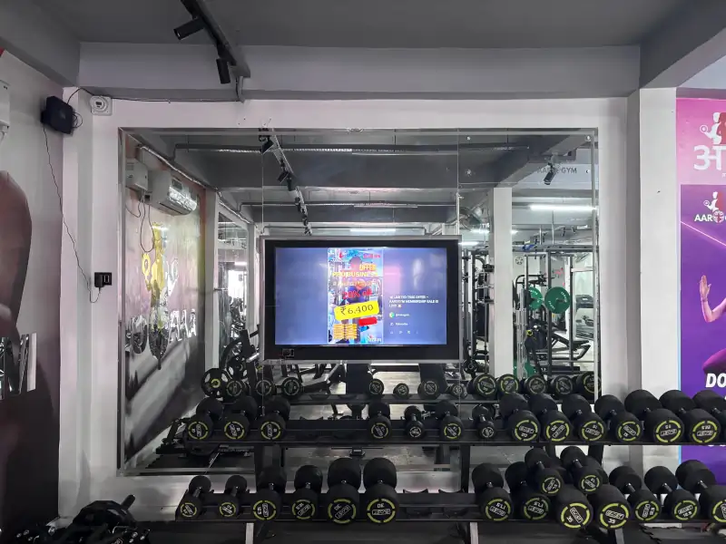 Dumbbell Shoulder Press at AaroGym – Top Gym in Gonda, Uttar Pradesh